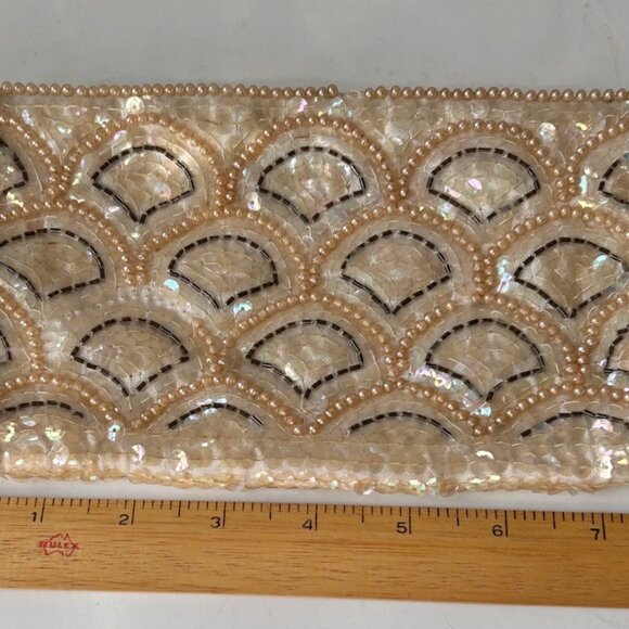 Vintage Sequin Zippered Pouch - Picture 7 of 7